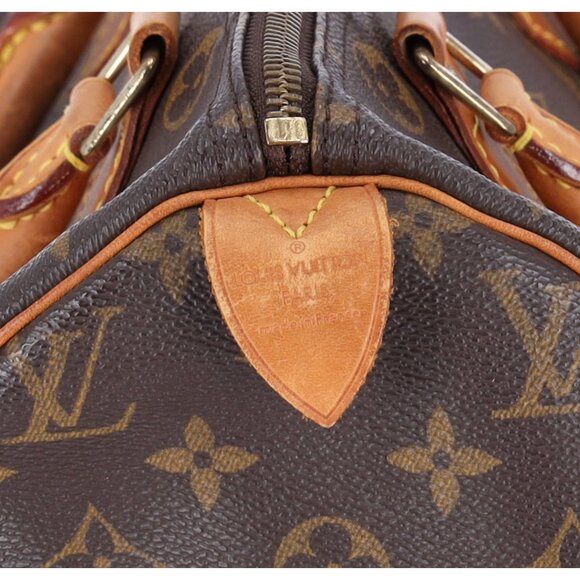 Louis Vuitton M41526 Speedy 30 Monogram Canvas Duffle Bag Brown - Picture 5 of 12